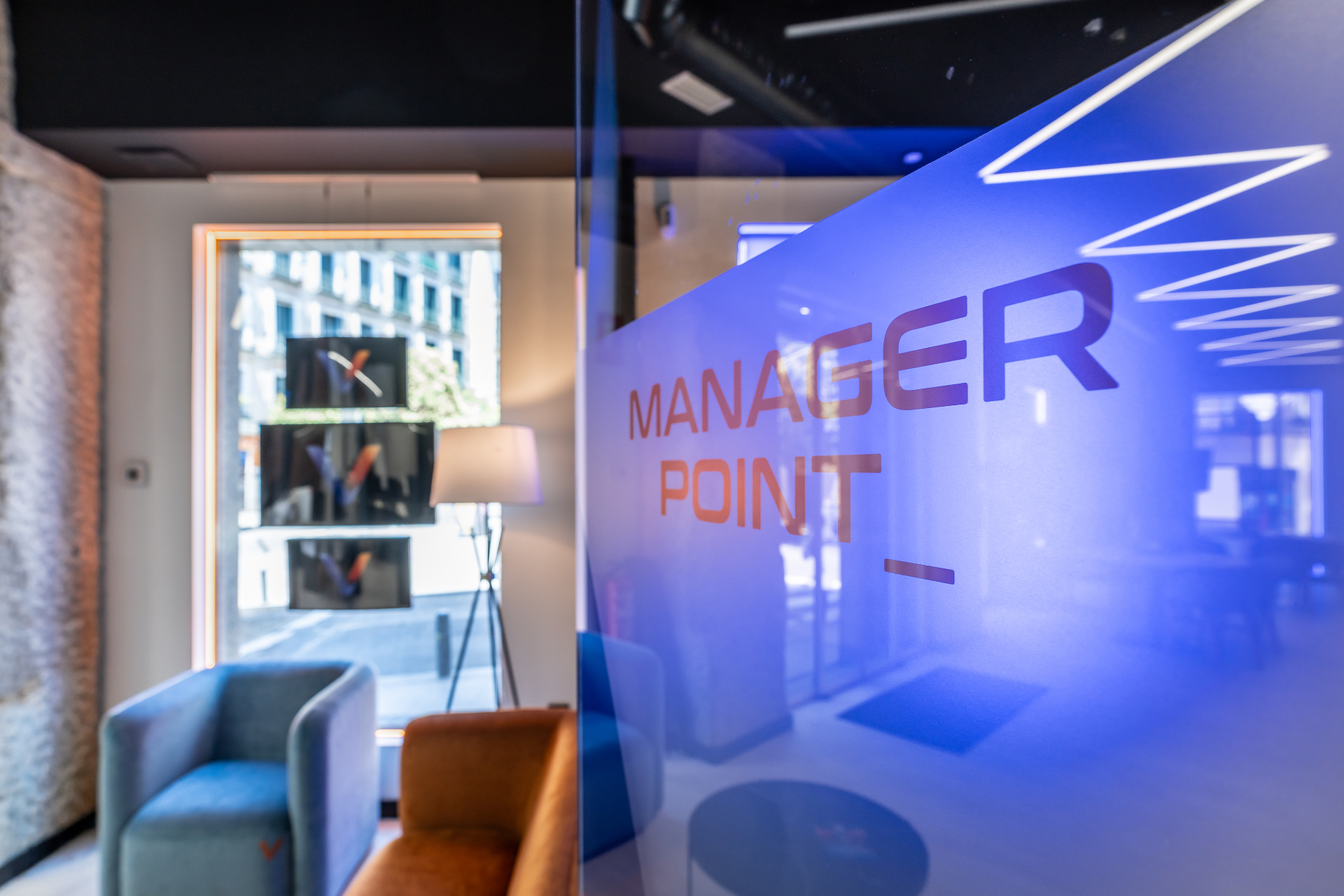 Espacio Manager Point en una oficina Vivei