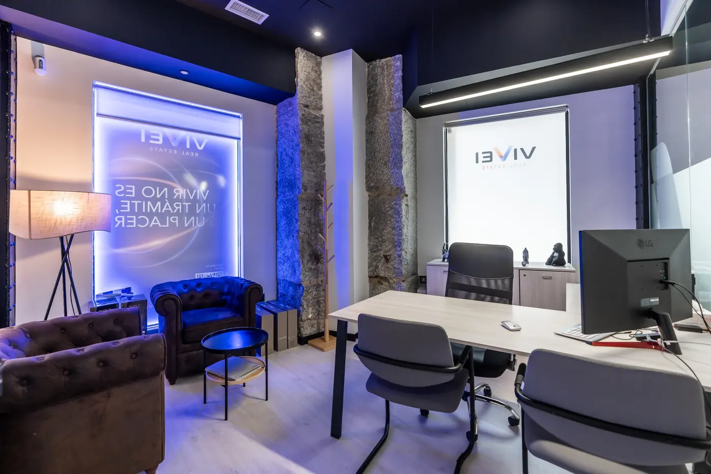 Interior de la oficina VIVEI La Latina