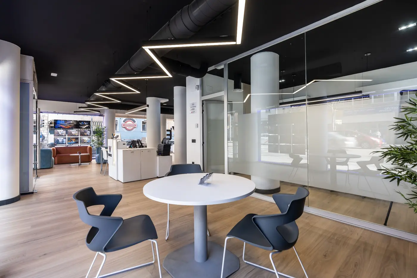 Interior de la oficina VIVEI Oporto